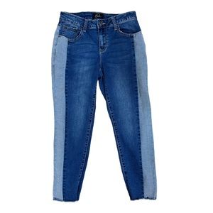 Vintage Y2K EARL Denim Crop Jeans Side Contrast 8